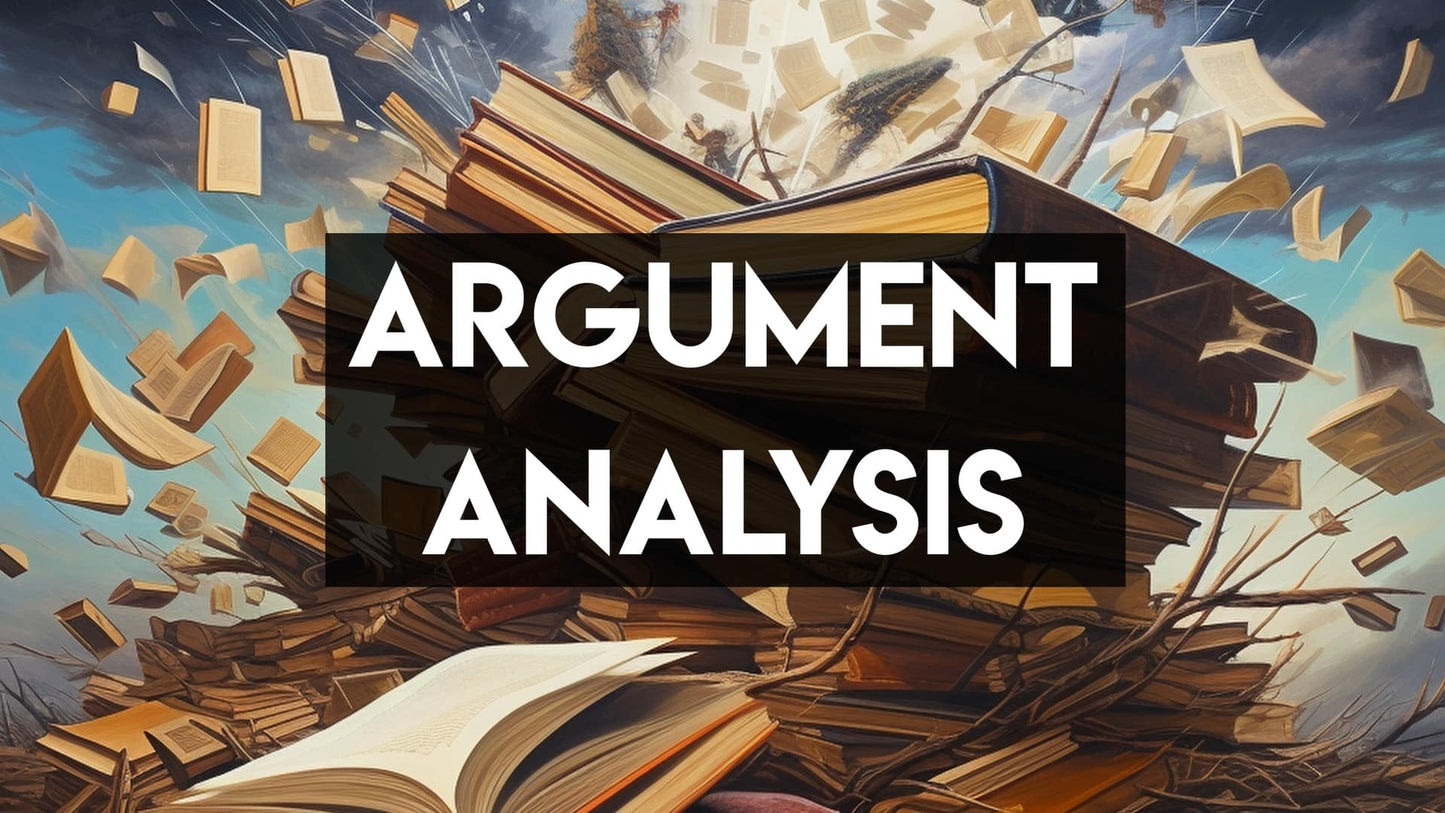 Argument Analysis 34 x Essays (Premier’s Award)